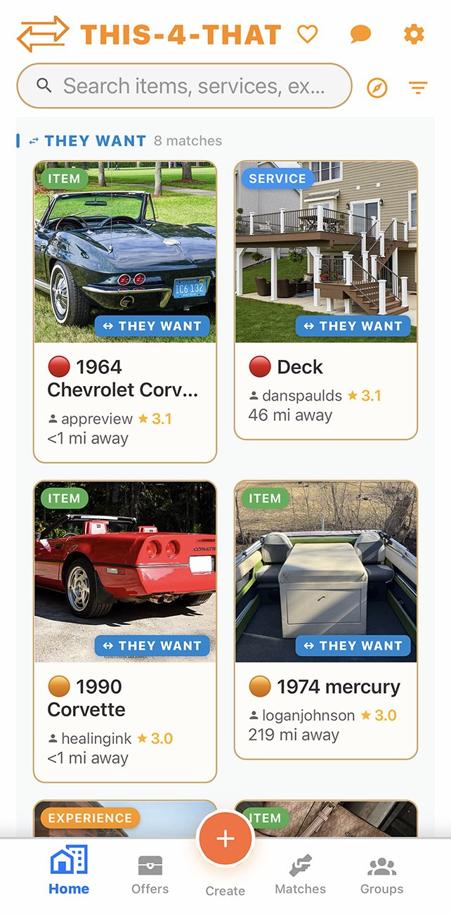 Make an offer screen