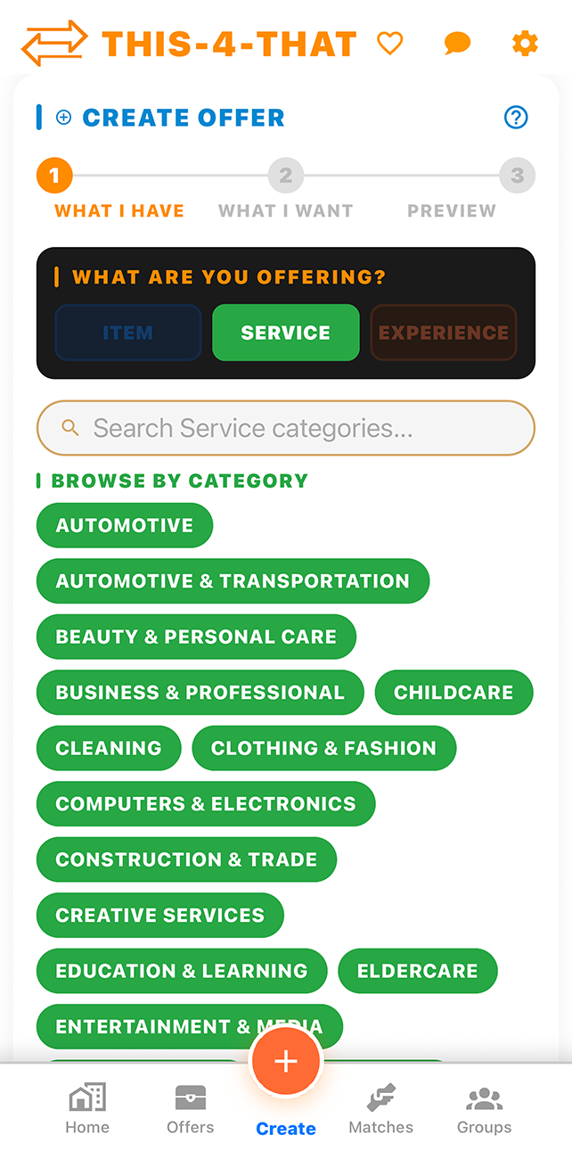 Service offers